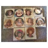 10) Collector Plates Of 'The Doll Collection) 10) Collector Plates Of 'The Doll Collection)