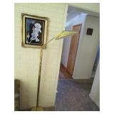 Floral Picture With Floor Lamp Floral Picture With Floor Lamp