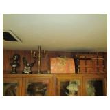 Wooden Chests, Candle Holder, Eagle, Bust Statue Wooden Chests, Candle Holder, Eagle, Bust Statue