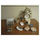 Ship Clock, Small Musical Boxes Ship Clock, Small Musical Boxes