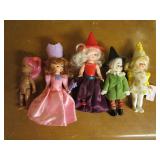 Tiny Doll Set, Princess, Witches Tiny Doll Set, Princess, Witches