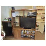 Entertainment Center With Contents Entertainment Center With Contents