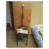Side Table, Lamp, Pictures Side Table, Lamp, Pictures