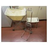 Rolling Laundry Hamper, Stool, Dolly Rolling Laundry Hamper, Stool, Dolly