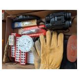 Binoculars, Gloves, Bullet Holder Binoculars, Gloves, Bullet Holder