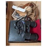Binoculars, Softball, Leather Strap Binoculars, Softball, Leather Strap
