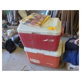 Rainsuit and Coleman Coolers Rainsuit and Coleman Coolers