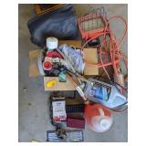 Inner Tube, Shop Light, Metal Hooks, Blade Pieces Inner Tube, Shop Light, Metal Hooks, Blade Pieces