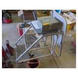 Step Stool, Metal Lock Box, Folding Chair, Pipe Step Stool, Metal Lock Box, Folding Chair, Pipe