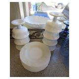 Milk Glass Desert Dishes, Plates, Bowl Milk Glass Desert Dishes, Plates, Bowl