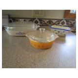 Corning Ware, Pyrex, And Bread Dish Corning Ware, Pyrex, And Bread Dish