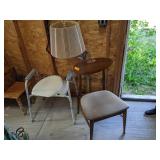 Wood Chair, Bathroom Helper, Standing Light Wood Chair, Bathroom Helper, Standing Light