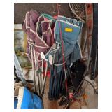 Folding Chair, Fishing Poles Folding Chair, Fishing Poles