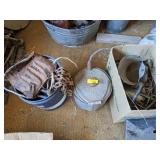 Old Fuel Tank, Chains, Leather Tool Bag, Old Fuel Tank, Chains, Leather Tool Bag,