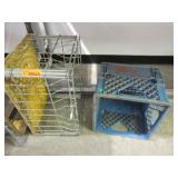 Metal Basket and Plastic Basket