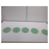 5) Pale Green Plates