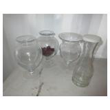 Glass Vases, Polished Stones