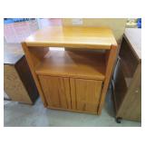 Rolling Entertainment Center / Printer Shelf