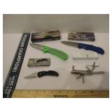 4) Pocket Knives - Storm Chaser II, True Blue II,