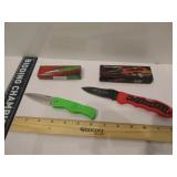 2) Pocket Knives - TacXtreme, Fire Fighter