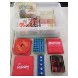 Compact Games, Trouble, Sorry, Memory, Pit,