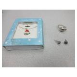 Size 8 Ring Sterling Silver, Sterling Silver Neck-