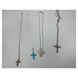 Cross Pendant Necklaces: Silpada Cross, Navajo-