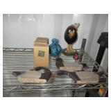 Russ Animal Figurines, Wooden Duck Collection,