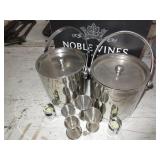 Metal Ice Buckets, Bar Utensils