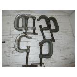 6) C Clamps