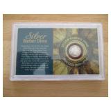 Silver Barber Dime Minted 1914