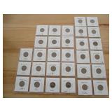 30) Wheatback Pennies in Slip Cases