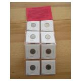 8) Uncirculated Roosevelt Dimes