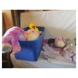 Tote with Blankets, Plush Toys, Mermaid Blanket