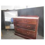 Vintage Dresser with Bakelite Handles, Mismatched