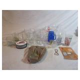 Beer and Shot Glasses, Coasters