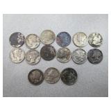 15) Mercury Dimes