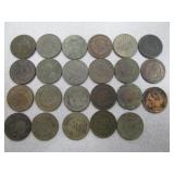 23) Indian Head Pennies