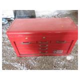 Red Blackhawk Tool Box With Contents