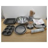 Marble Rolling Pin And Utensle Holder, Scale,