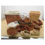 Wicker Baskets, Bunny, Chicken, Owl Shapes