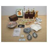 Ceramic Swans, Friends Signs, Wood Hearts,