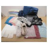 Scarves, Crocheted Blanket, Cushion Walk Shoes,