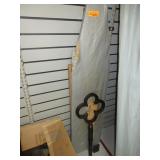Wooden Ironing Board, Metal Decorative Key