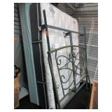 Metal Headboard, Base, Box Spring, Mattress