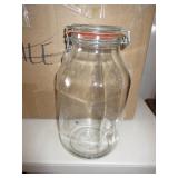 Jar with Hinged Lid