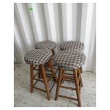 4)  Padded Stools