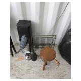 3-Legged Stool, Lamp, Speaker, More