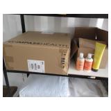 Raised Toilet Seat, Shampoo, Conditioner,