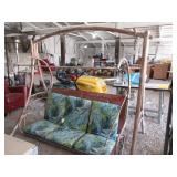 Porch Swing With Padded Cushions